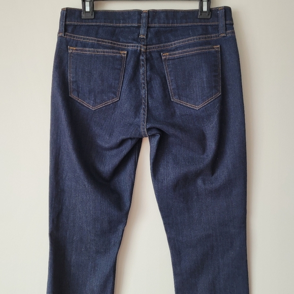 J. Crew Toothpick Dark Wash Mid Rise Slender Ankle Jeans Size 27 - Picture 10 of 15